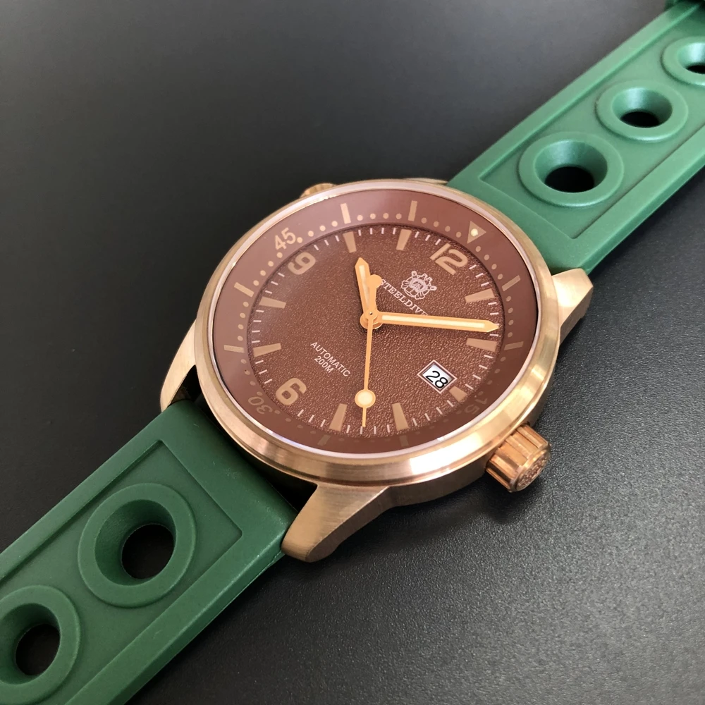 Мужские механические часы STEELDIVE 1949S водонепроницаемые для дайвинга NH35 200 м