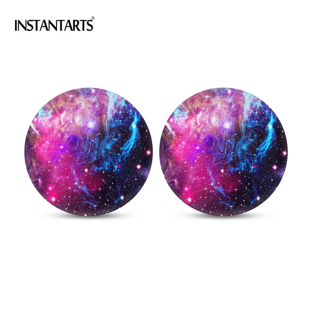 

Набор из 2 подставок для автомобиля INSTANTARTS Galaxy, подставки для автомобиля для женщин и девушек, аксессуары для автомобиля, подставки для напит...