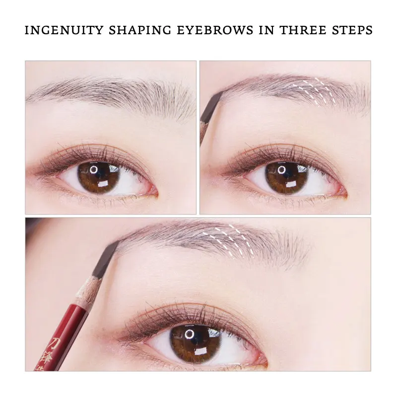 Eyebrow Pencils Cosmetics For Girls Durable Waterproof Sweatproof Up Various Colors Pencil Make Brow | Красота и здоровье