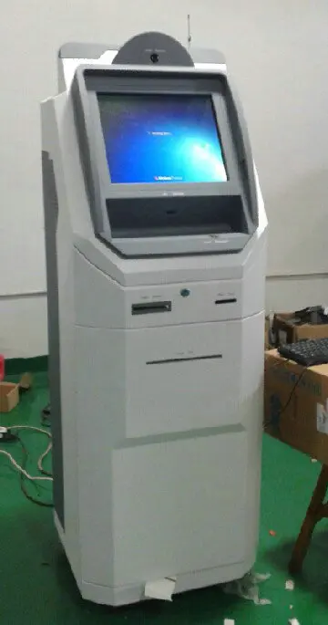

Safe payment kiosk automatic teller machine with keyboard