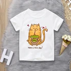 Детская футболка с коротким рукавом, с рисунком Совылисыкота