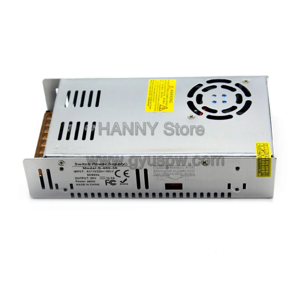 Импульсный источник питания 480 Вт 36 В постоянного тока вход 220 переменного в выход