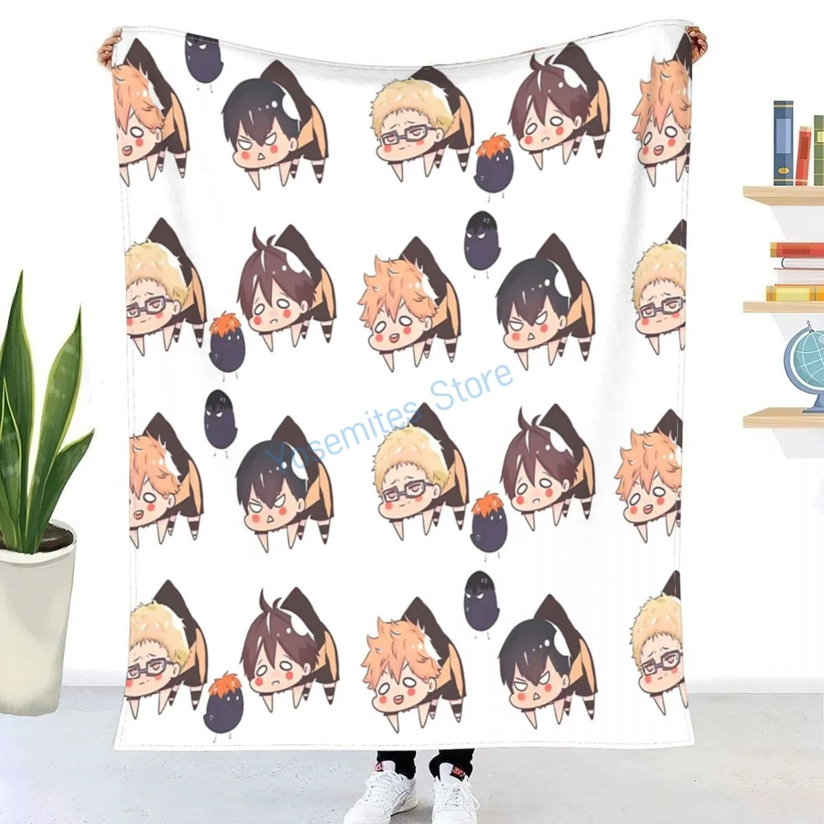 

Плед Karasuno для первого года, зимнее Фланелевое покрывало, простыни, одеяло на машину и диваны, покрывала для дивана