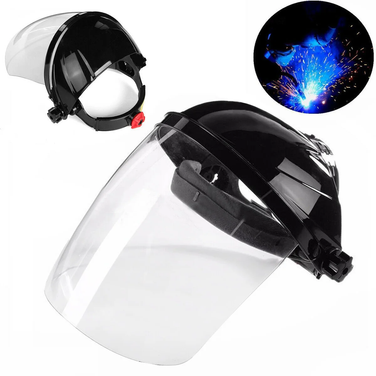 

Transparent Welding Tool Welders Headset Protection Masks Welding Helmets ALS88