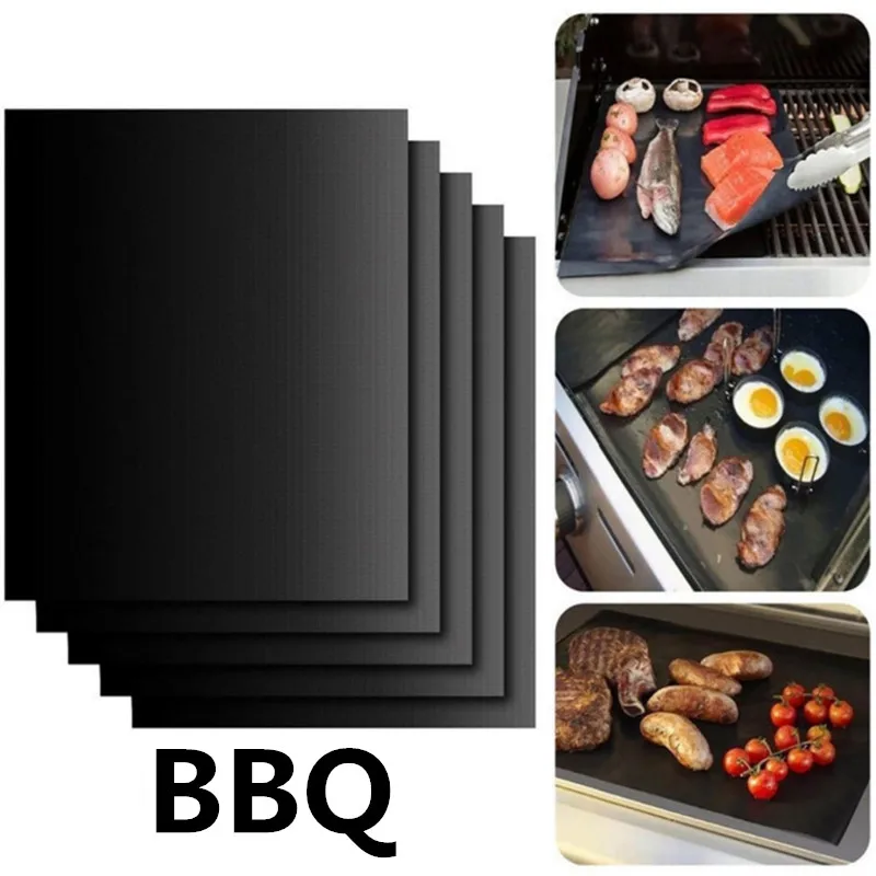 1 предмет с антипригарным покрытием для барбекю Гриль мат многоразовые тефлон