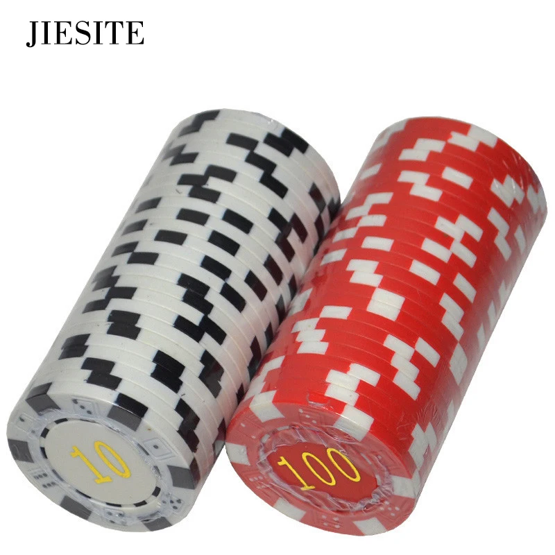 JIESITE 25 шт./лот 11 5 г/шт. ABS золотые игральные кости покерные чипы монеты Техасский