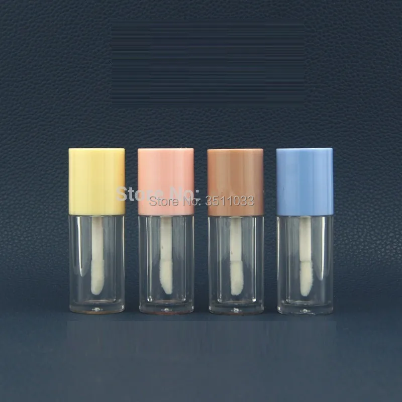 50/100 шт мини 2 мл пузырек для блеска губ с волшебной палочкой пустые прозрачные