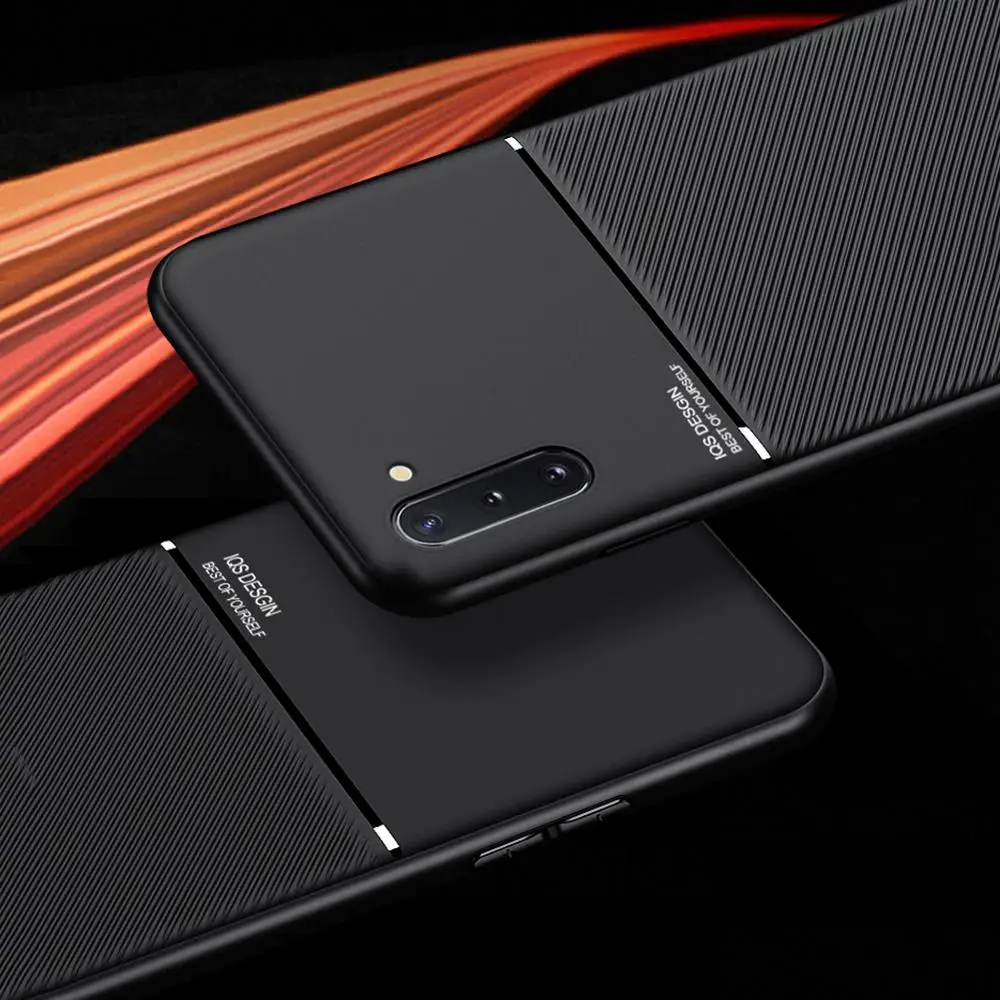 Чехол для Huawei P40 Pro P30 Lite P20 Матовый кожаный чехол с магнитной текстурой