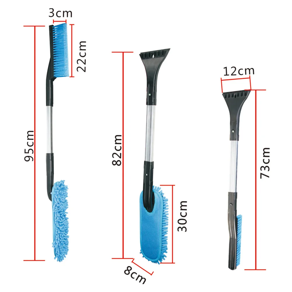 

VODOOL 3 in 1 Detachable Snow Shovel Ice Scraper with Brush Snow Remover For Car Auto SUV Frost Windshield Cleaner Winter Tool