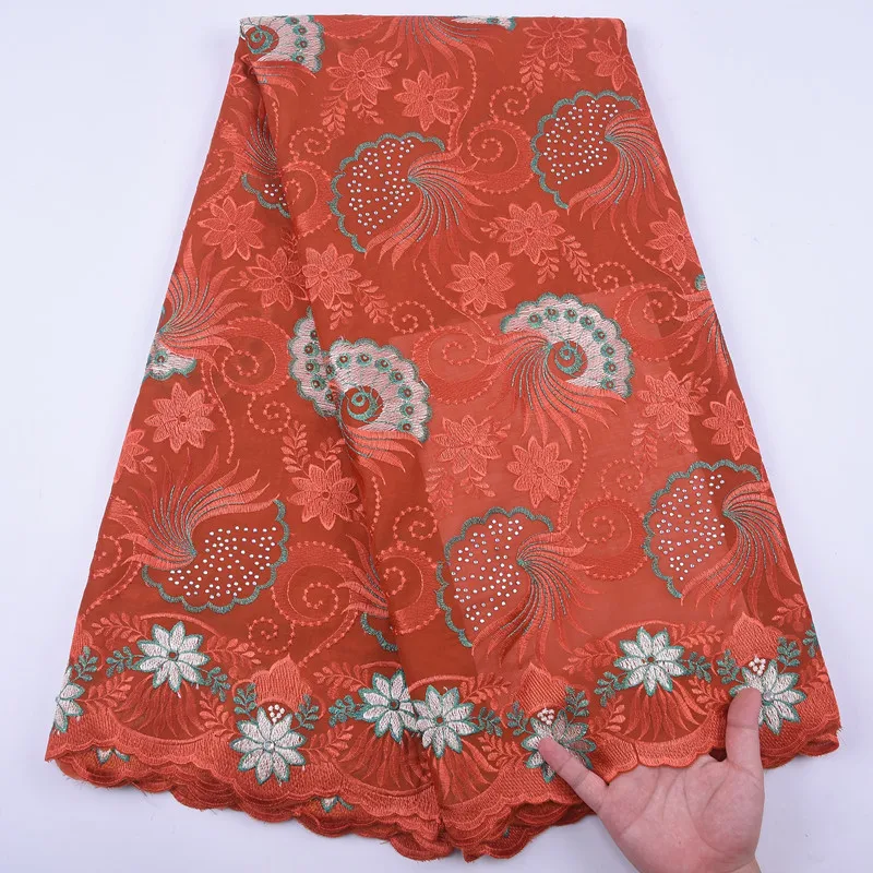 2020 Высокое качество африканская сухая кружевная ткань фиолетовое нигерийское