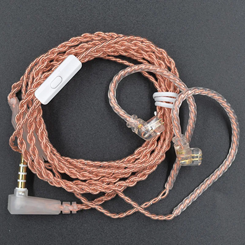 Оригинальный профессиональный кабель KZ ZSN без содержания кислорода медь C Стиль