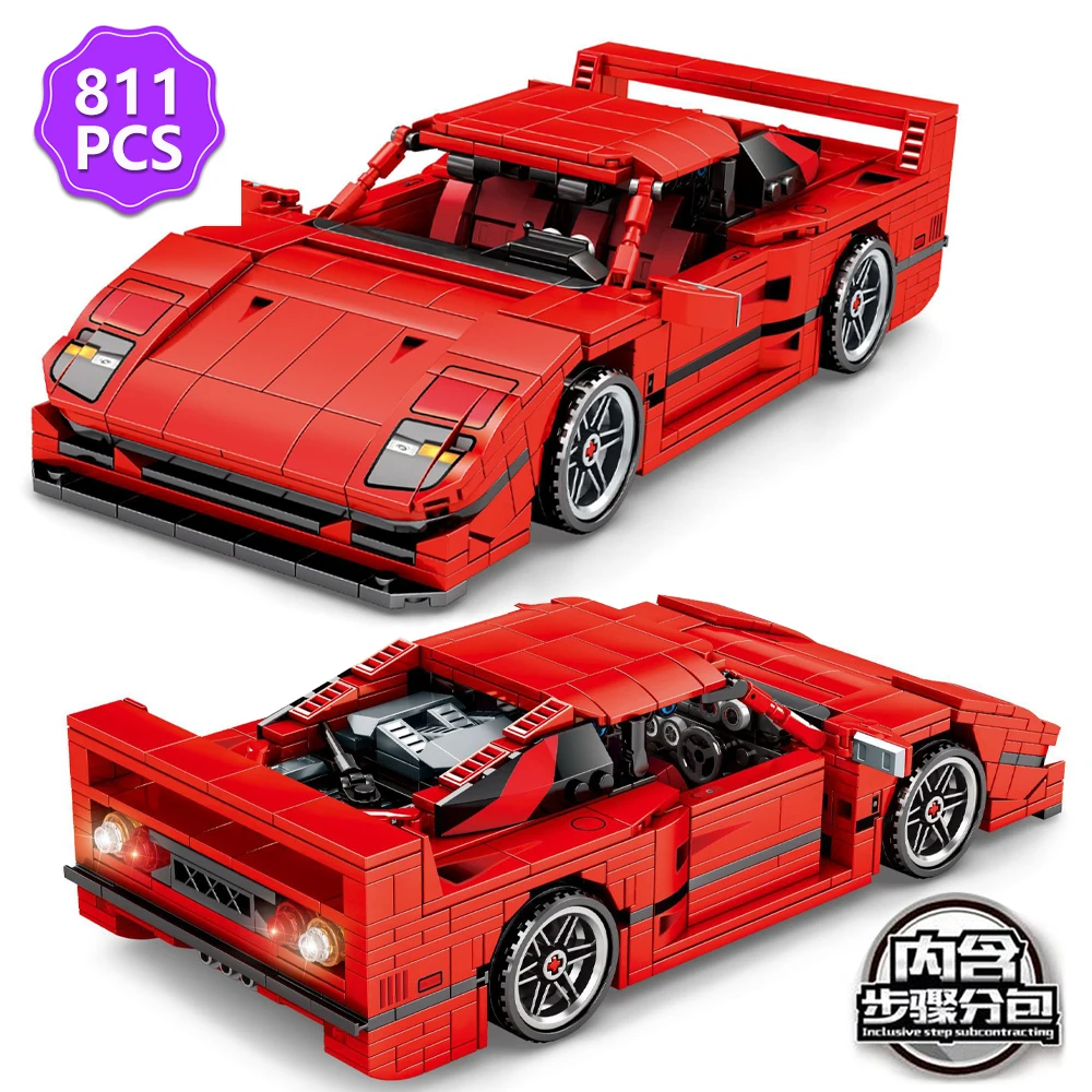 Эксперт-создатель высокотехнологичная серия городских красных гоночных моделей