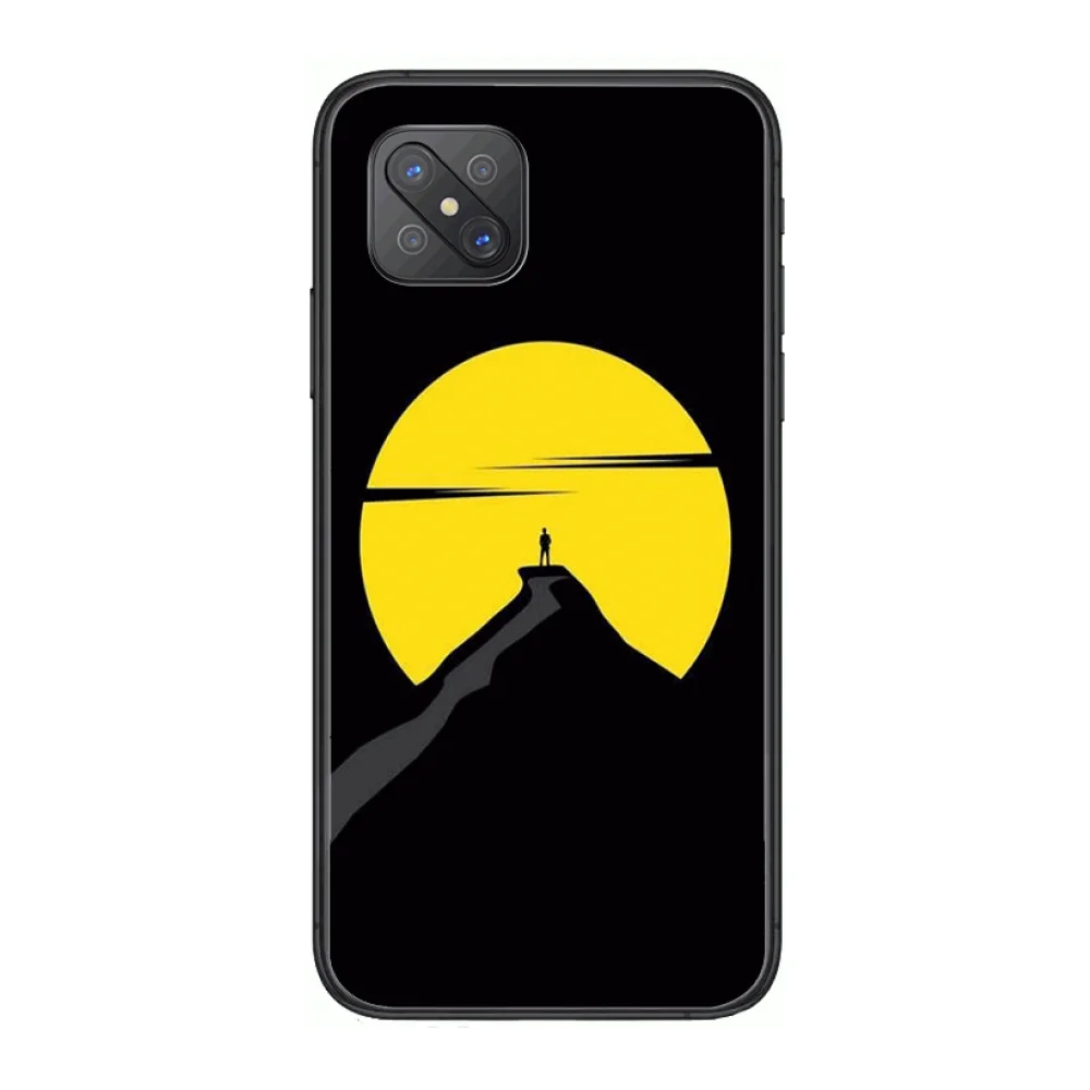 

Moon Exquisite Fashion Phone Case cover For OPPO A91 9 83 79 92s 5 F9 A7X Reno2 Realme6pro 5 black tpu cell cover