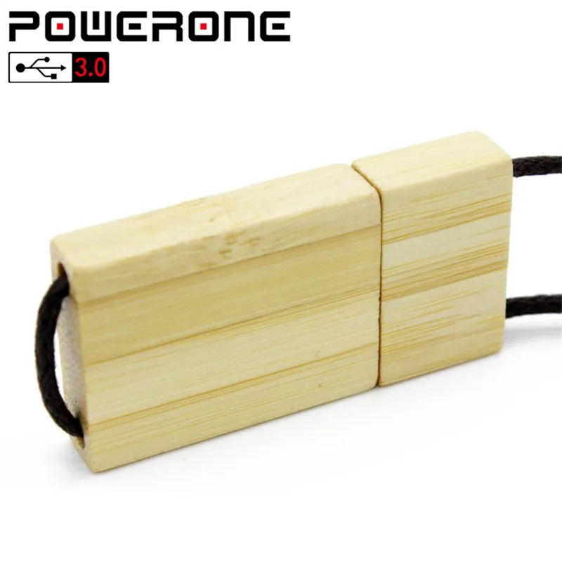 USB флеш накопитель POWERONE деревянный с интерфейсом 3 0 64/32/4 ГБ|USB флэш-накопители| |