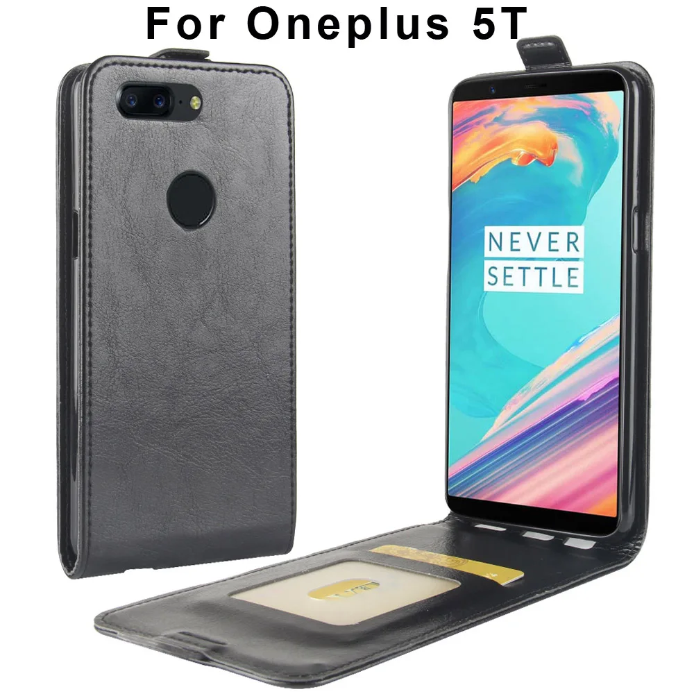 MUSTTRUE Роскошный кожаный чехол книжка для Oneplus 5 T One plus задний Магнитный телефона