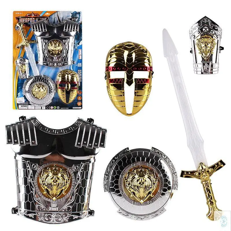 Ролевые игрушки Хэллоуин Броня Воин реквизит может носить Детский представление