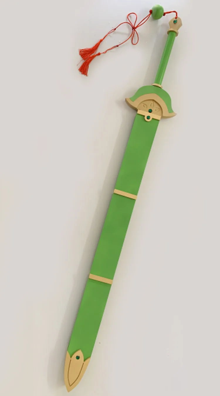 

Card Captor Sakura Syaoran Li Cosplay Sword with Sheath PVC Cosplay Props Weapons for Halloween Christmas Fancy Party Events