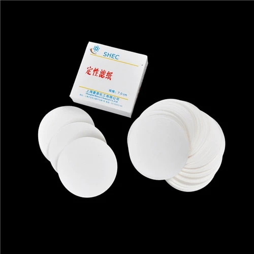 

100PCS/bag 7cm Laboratory Filter Paper Circular Qualitative Filter Paper Medium Speed Funnel Filter Paper