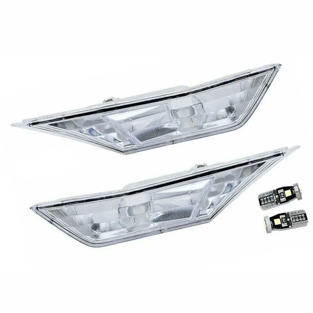 

2Pcs LED Side Marker Turn Signal Lights with T10 Bulbs for Honda Civic 2016-2019