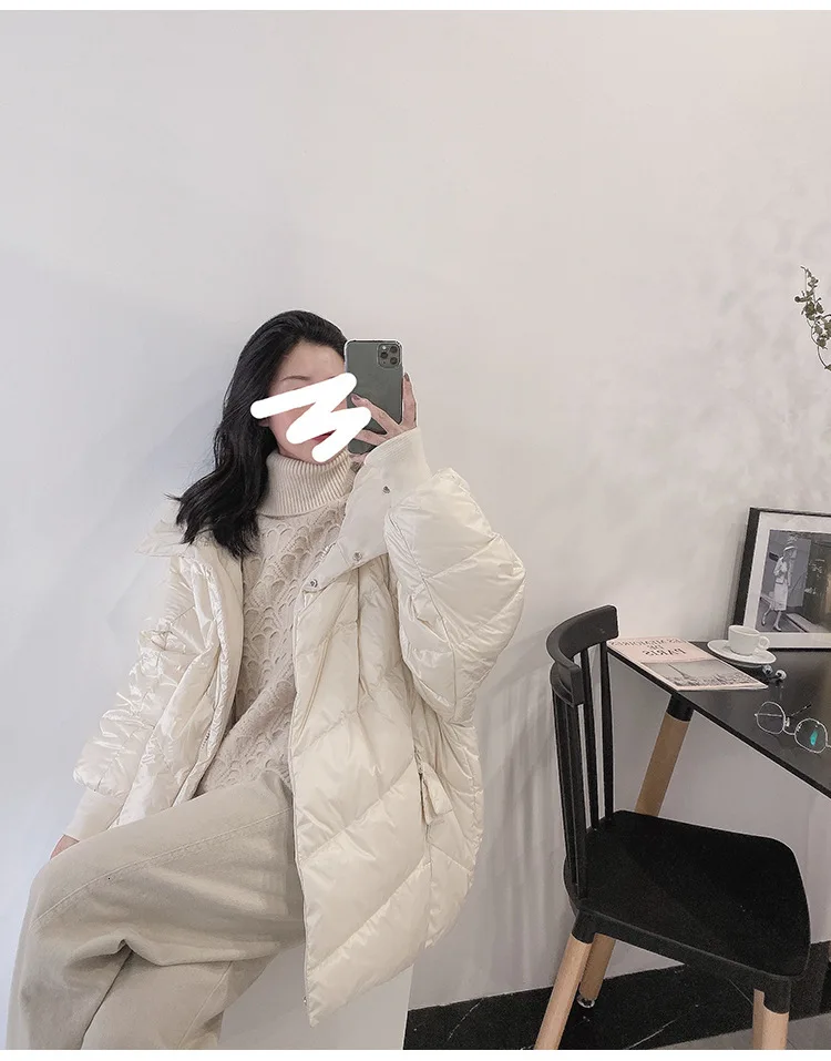 Зимний теплый светильник, роскошный пуховик с капюшоном, fritilia iridescence, уплотненный белый пуховик с капюшоном, пуховики DY9773