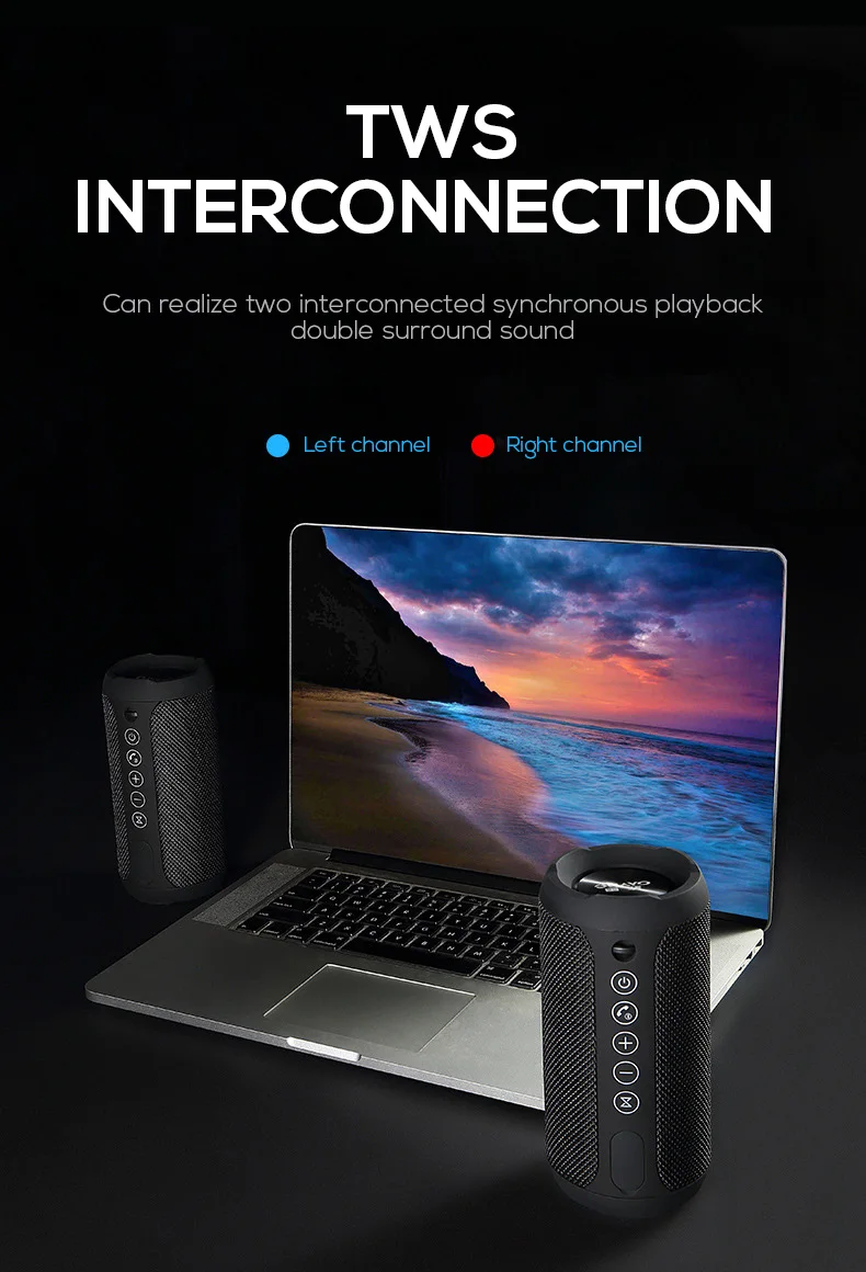 Портативная уличная Bluetooth-колонка беспроводной многофункциональный