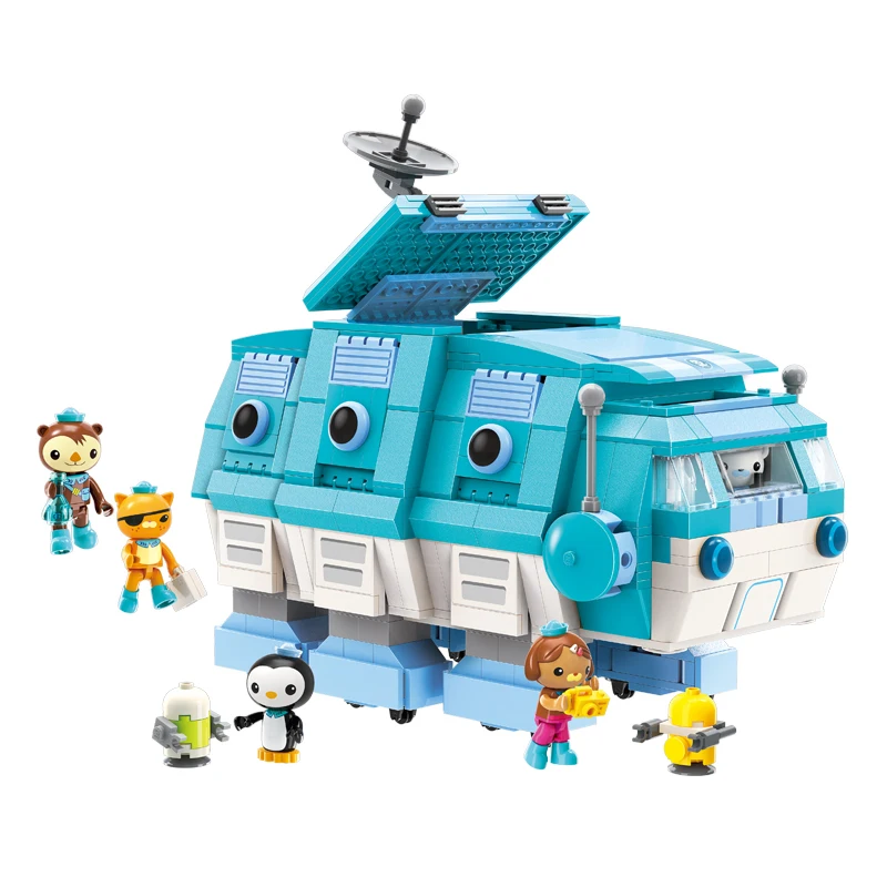 

The Octonauts Serise Bricks Building Blocks Toys for Children Gifts Cartoons Animation Model Barnacles Peso Dolls Kids Boy Girl