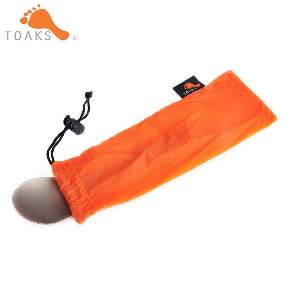 TOAKS Титановая Ложка наружная альпинистская и Бытовая Посуда двойного назначения