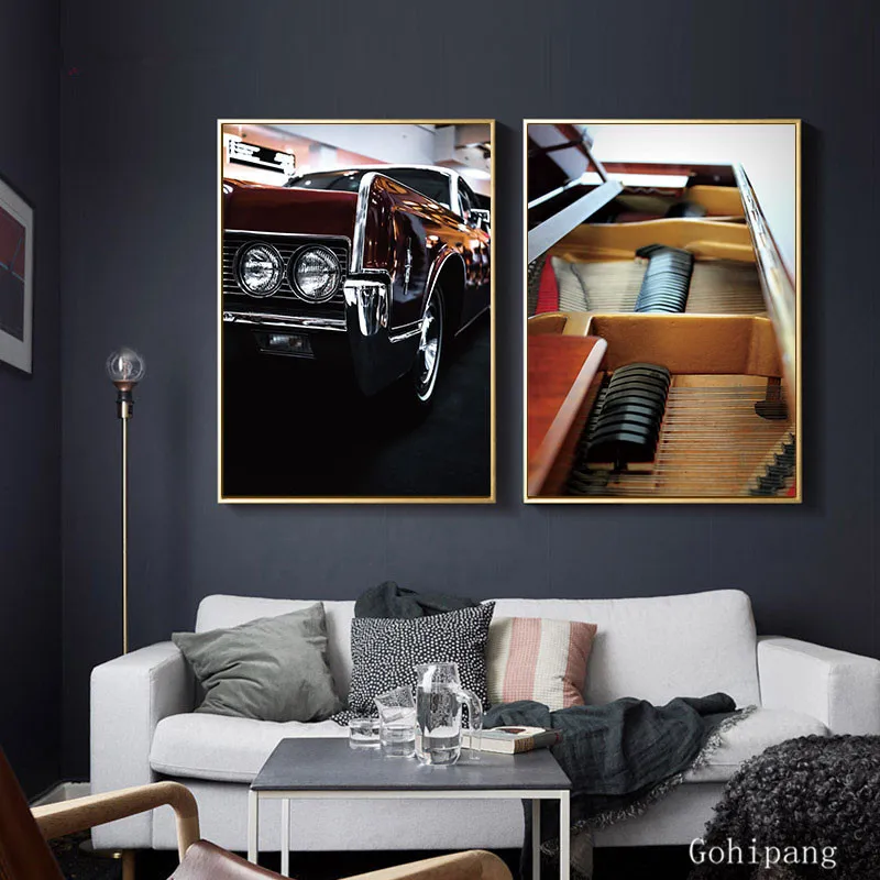 Постеры с изображением классической музыки холст гитары на стене художественные