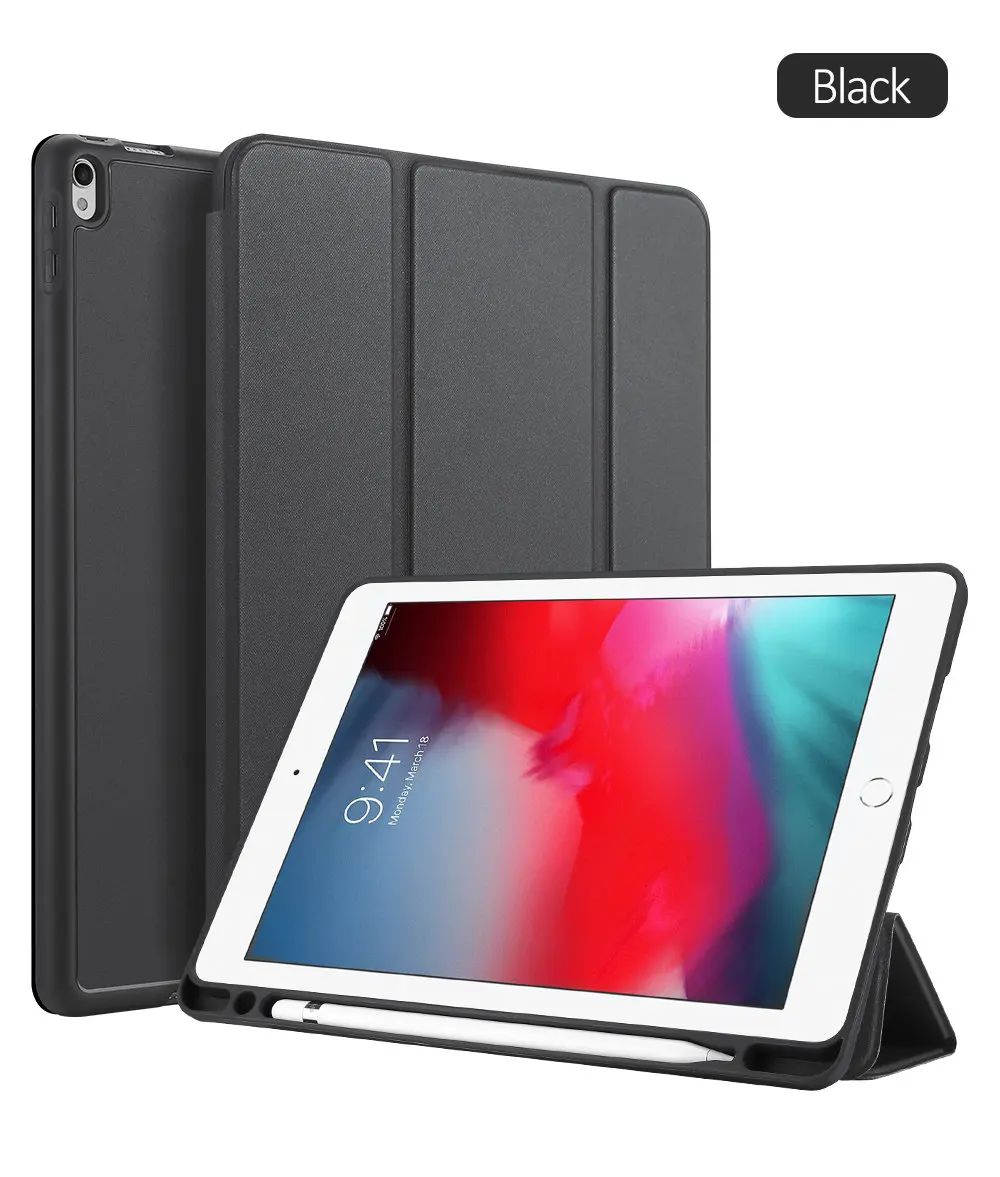 DUX DUCIS умный чехол для iPad Air PU кожаный флип Мягкий Чехол для iPad 9,7 Pro 10,5 11 12,9 Mini 5+ карандаш держатель