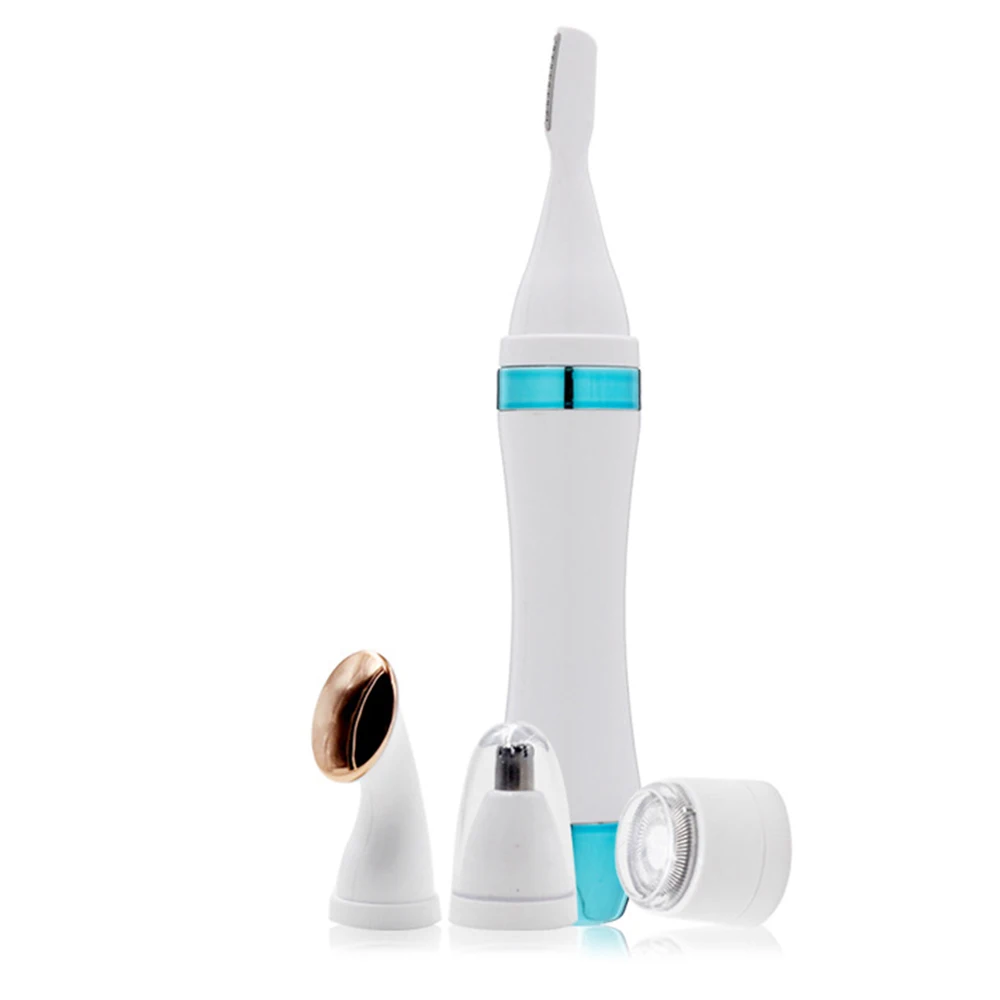 4 в 1 Водонепроницаемый удаление волос триммер Массаж Красота бритва