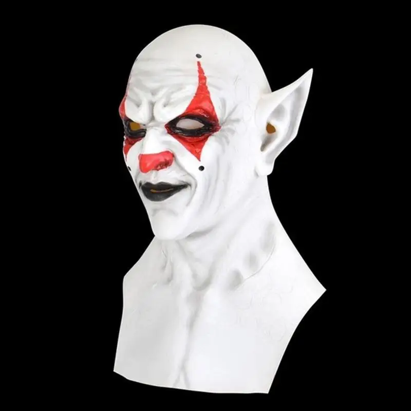 

New Halloween Devil Clown Vampire Mask Yellow Goblins Creepy Mask Horror Halloween Party Cosplay Mask Costume Props F4X5