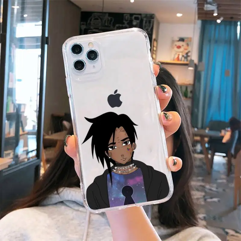 

Lil Uzi Vert Eternal Atake Rapper Phone Cases Transparent for iPhone 6 7 8 11 12 s mini pro X XS XR MAX Plus se funda shell