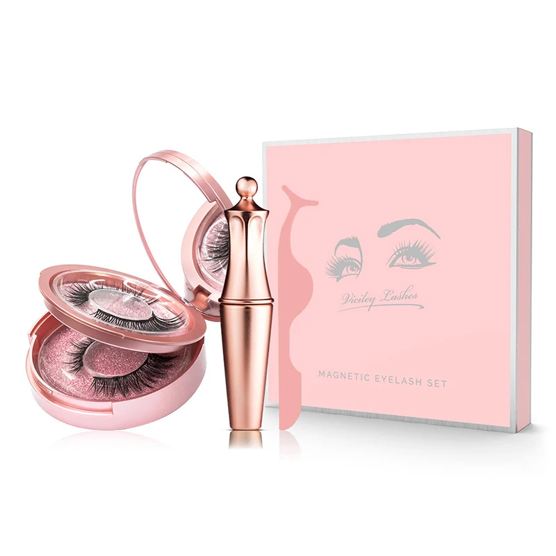 Магнитный поддельный Пинцет для ресниц Набор 5 магнитов накладные ресницы жидкая
