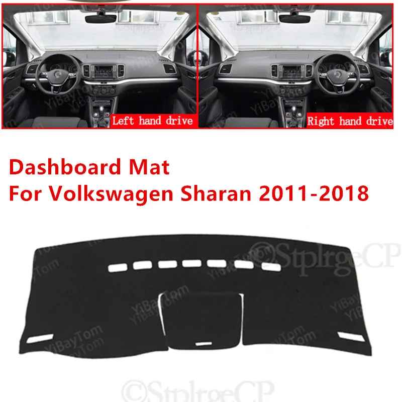 

Противоскользящий коврик для приборной панели автомобиля VW Volkswagen Sharan 7N SEAT 2011-2018, солнцезащитный козырек, коврик для приборной панели, аксес...