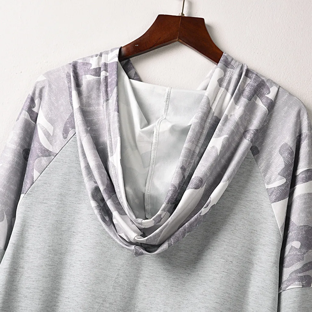 

SAGACE Hoodie Sweatshirts Ladies Women's Hoodies Women Stripe Long Sleeve Blouse Hooded Pocket Pullover Tops Shirt Sudadera Muje