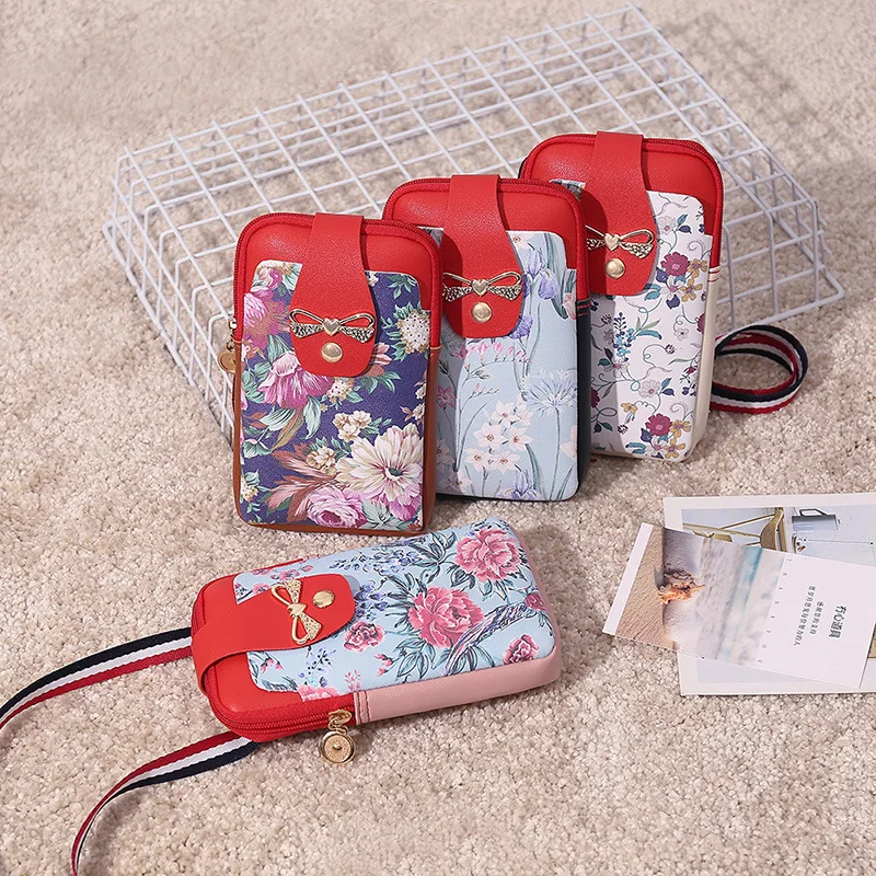 

Women Handbag 2021 New Fashion Pu Shoulder Messenger Female Bag Flap Crossbody Bag Zipper Cell Phone Pocket Polyester Coin Purse