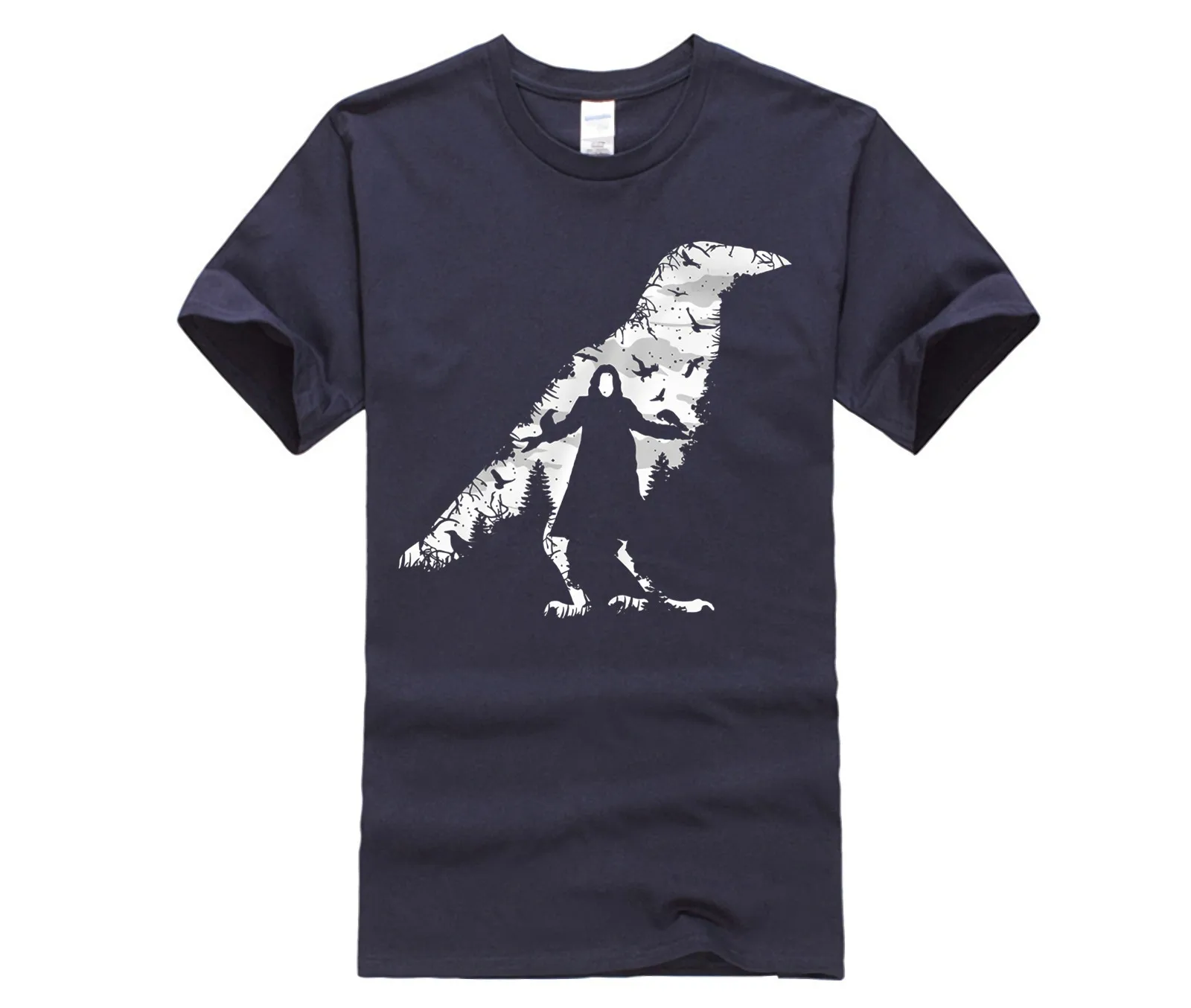 Мужская футболка с бесплатной доставкой! Новое поступление Для мужчин s ворона