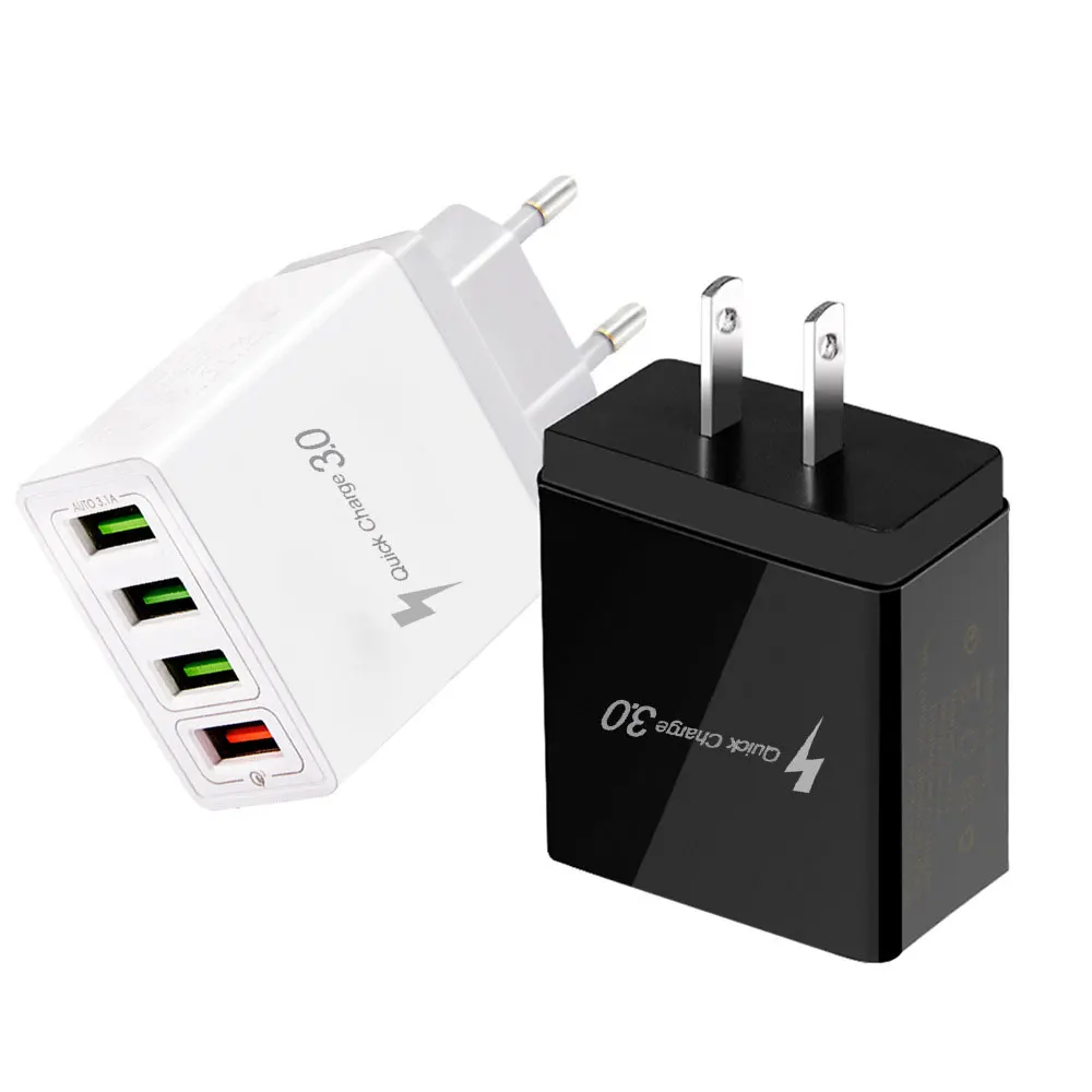 Быстрое зарядное устройство 3 0 USB для Samsung A50 A30 iPhone 7 8 Huawei P20 планшет QC быстрое