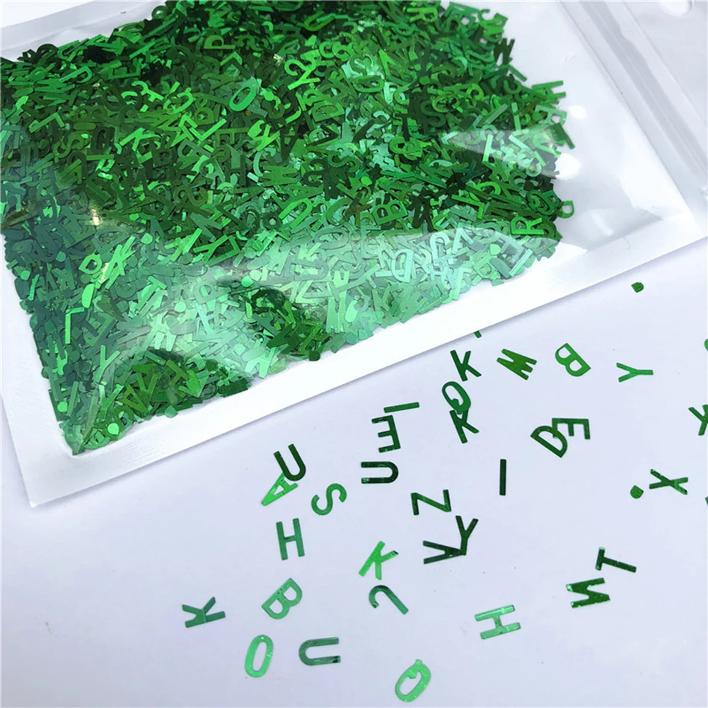 10 г/упак. ультратонкий 4 мм в форме буквы Блестки для ногтей блестки с пайетками