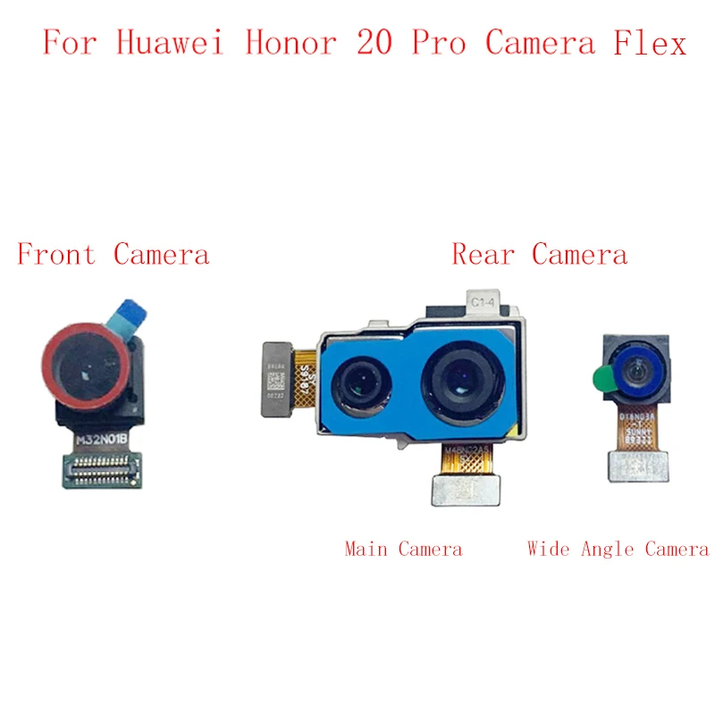 Гибкий кабель для задней камеры Huawei Honor 20 Pro YAL-AL10 широкоугольный модуль основной