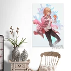 Японские Аниме персонажи, HD печать, живопись, домашний декор, модульное искусство, украшение для гостиной