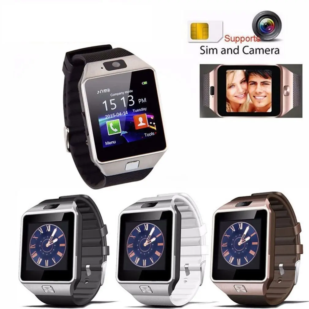 smartwatch dz09 smart watch support tf card sim camera sport bluetooth wristwatch for samsung huawei mi android phone free global shipping