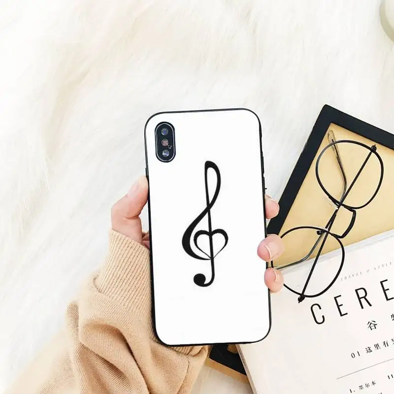 

Yinuoda Music TPU Soft Silicone Phone Case Cover For iPhone 11 8 7 6 6S Plus X XS MAX 5 5S SE 2020 XR 11 pro Cover