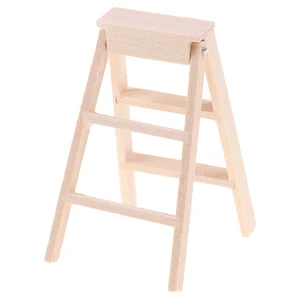 1:12 миниатюрный кукольный домик Сказочный Сад Декор кукольный домик миниатюрная деревянная ступенчатая лестница