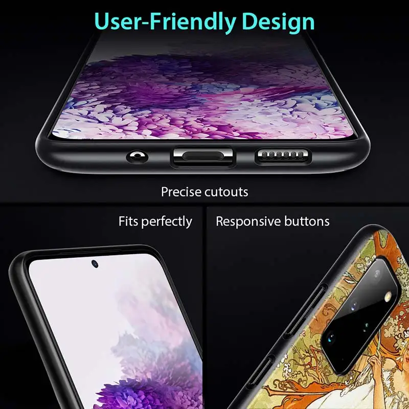 

Art ALPHONSE MUCHA for Samsung S20 FE Ultra Plus A91 A81 A71 A51 A41 A31 A21S A11 A72 A52 A42 A32 A12 A02S Phone Case