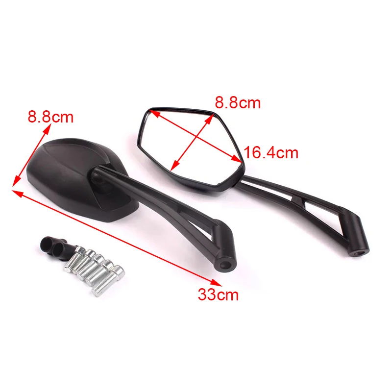 Зеркало заднего вида для мотоцикла 2 шт.|Боковые зеркала и аксессуары| |