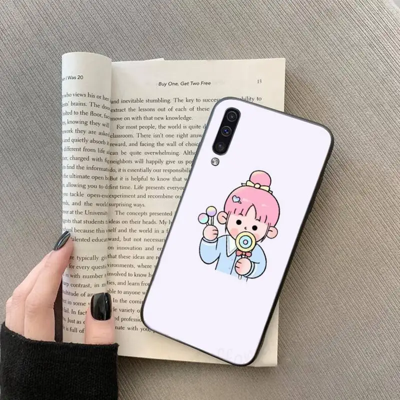 

Cartoon cute astronaut Phone Cases For Samsung galaxy S 7 8 9 10 20 edge A 6 10 20 30 50 51 70 note 10 plus