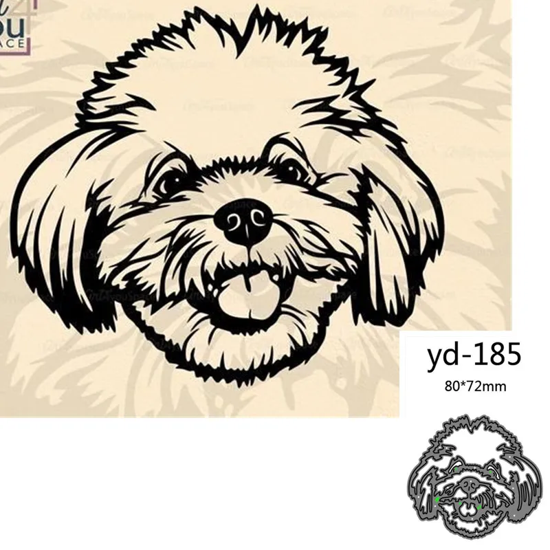 

Металлические Вырубные штампы форма животное собака украшение для скрапбукинга бумаги ремесло Нож Форма лезвие перфоратор трафареты