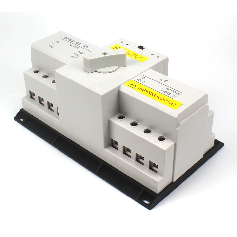 Автоматический переключатель двойной мощности 4P 380V MCB ATS 63a |