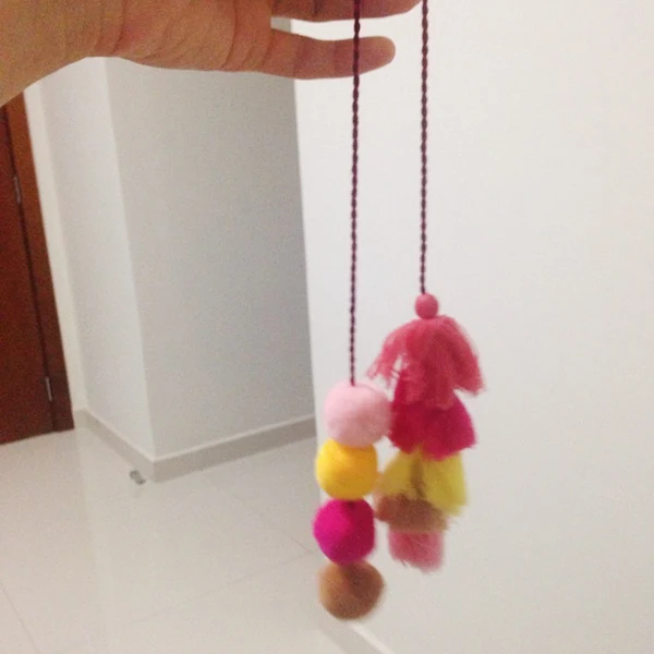 1 шт. разноцветный брелок для ключей в стиле бохо|Брелоки| |